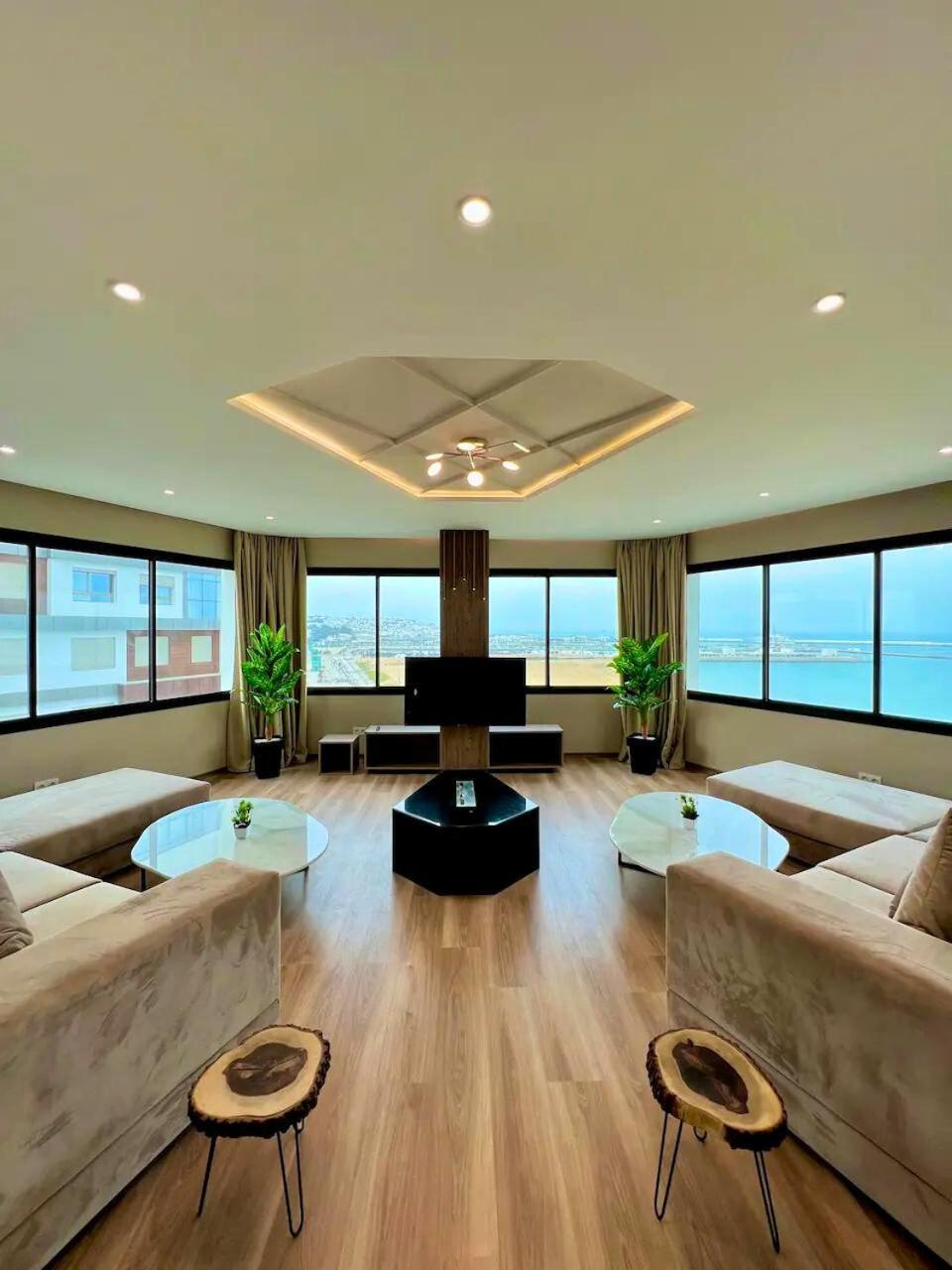 شقة The Mirage Tangier - 3Br Luxury Sea View With Private Hammam & Jacuzzi المظهر الخارجي الصورة